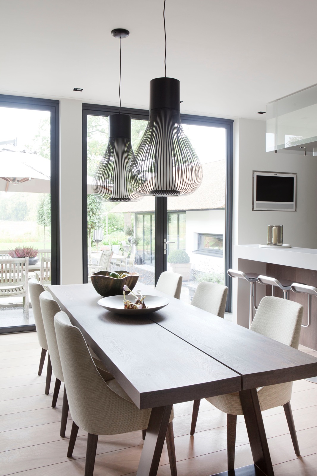 Luxe eethoek, Luxe verlichting, Luxe plafondlampen, Luxe tafel,, Luxury, Design, Exclusive, Modern, Custom Made, Special, Beautiful