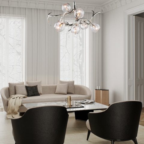 Classic style and light sculptures