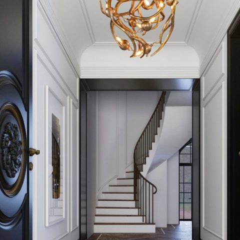 Classic style and light sculptures