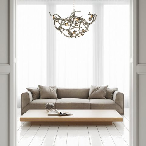 Classic interiors and light sculptures