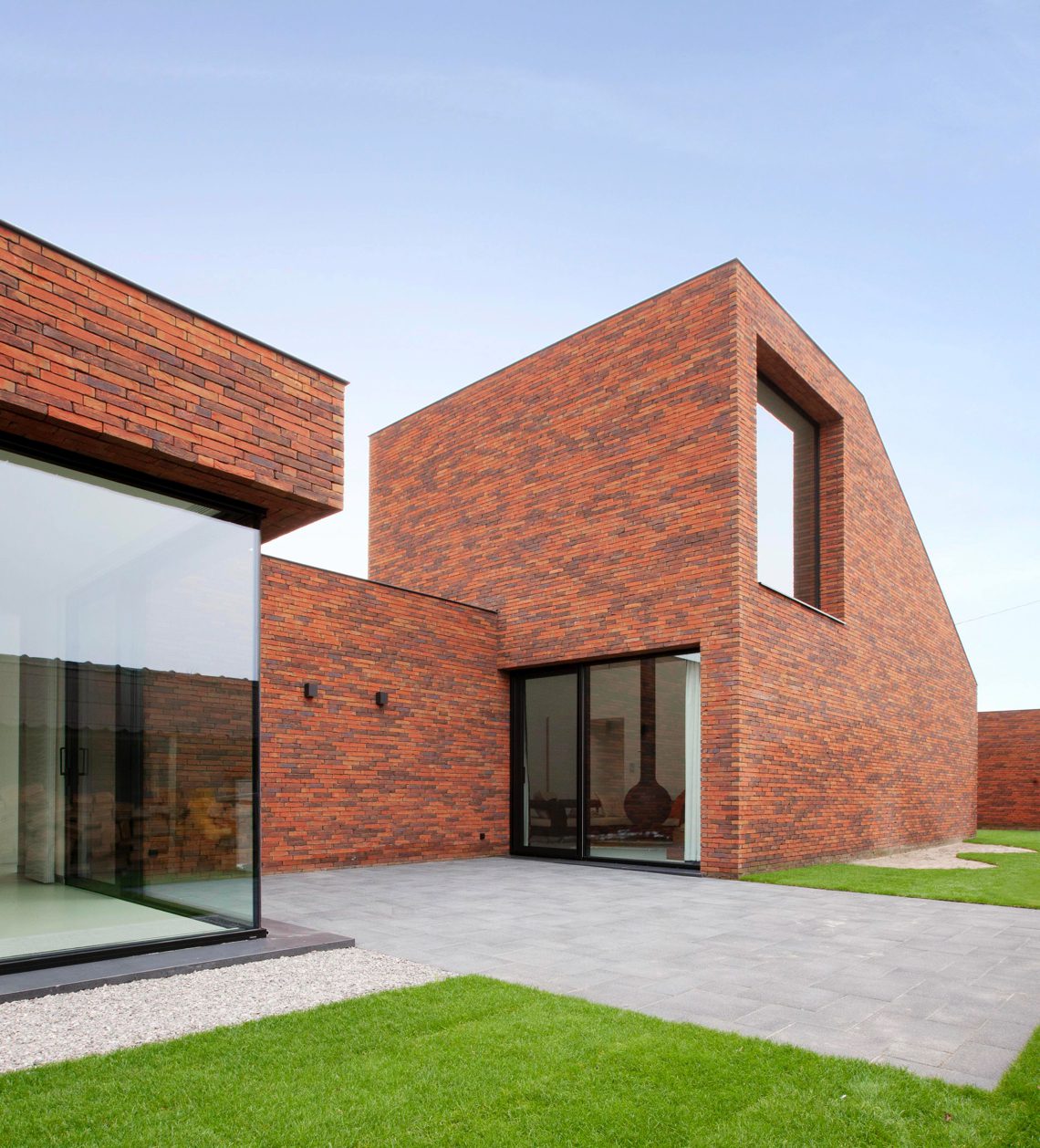 Moderne voorgevel van luxe villa, Luxury, Design, Exclusive, Modern, Custom Made, Special, Beautiful