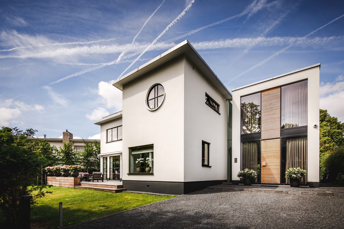 Modern facade of a luxury villa , Luxury, Design, Exclusive, Modern, Custom Made, Special, Beautiful