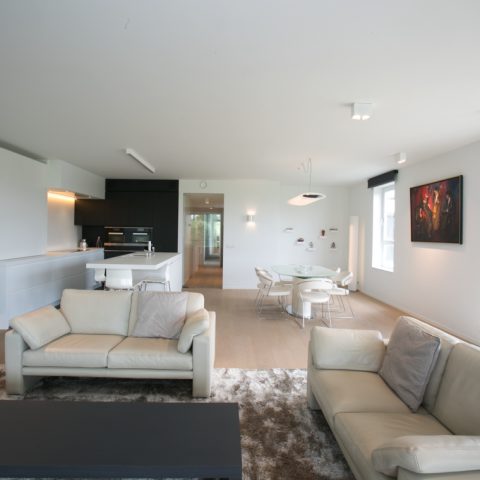 Newly built apartment on the Leie