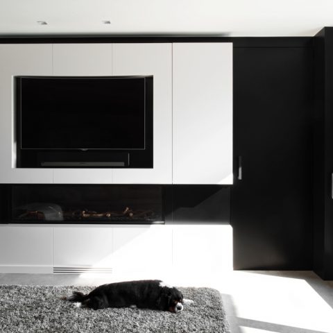 Sleek interior with a rural touch