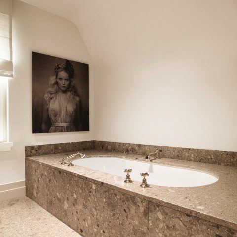 Newly built bathroom and dressing