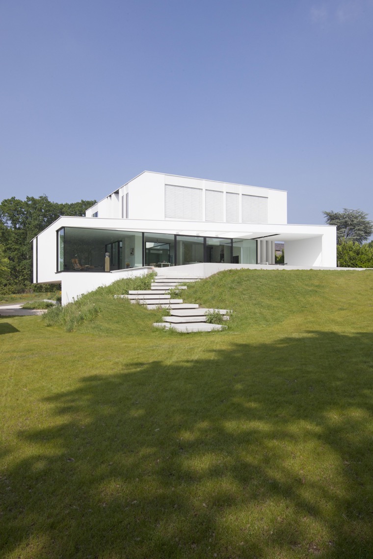 Modern facade of a luxury villa , Luxury, Design, Exclusive, Modern, Custom Made, Special, Beautiful