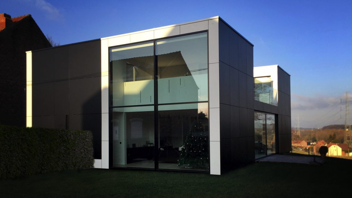 Luxurious facade of a modern luxury villa , Luxury, Design, Exclusive, Modern, Custom Made, Special, Beautiful
