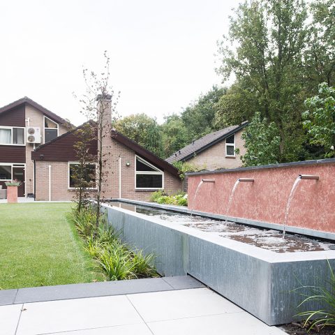 Design, landscaping with guesthouse