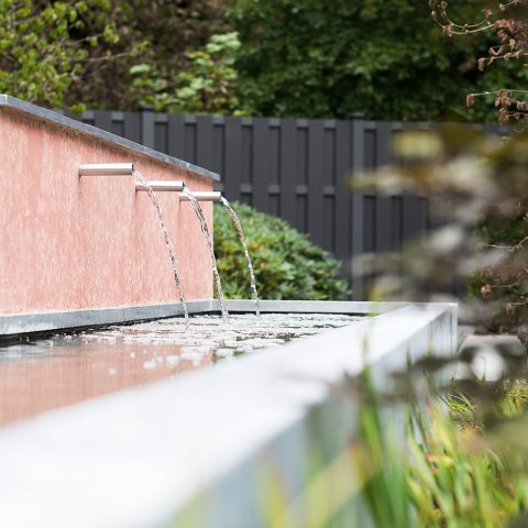 Design, landscaping with guesthouse