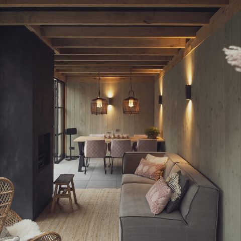 Garden room with steel facade Purmerend
