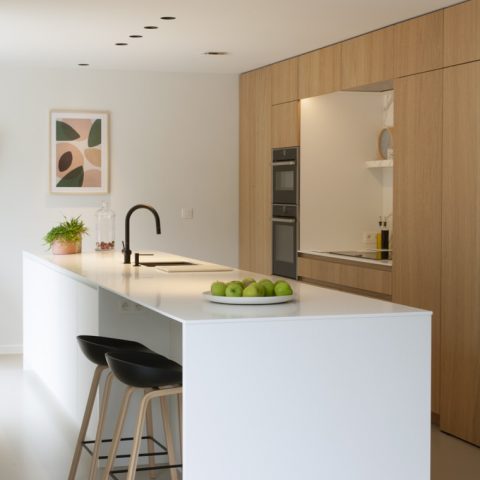 Painting duplex apartment with showroom