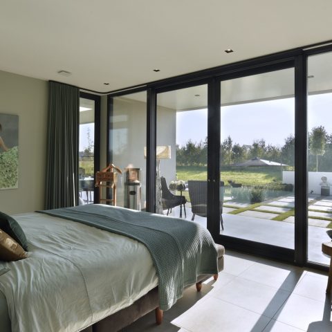 Modern house with zinc roof in Veenendaal