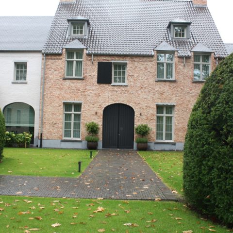 Construction of park garden Old Turnhout
