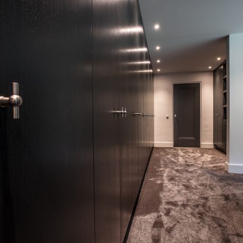 Walk-in closet and bathroom