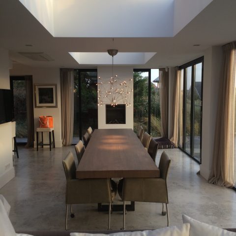 Custom dining table
