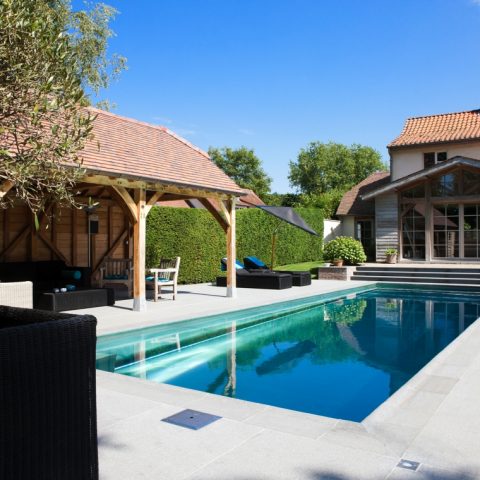 Stainless steel pool Sint-Martens-Latem