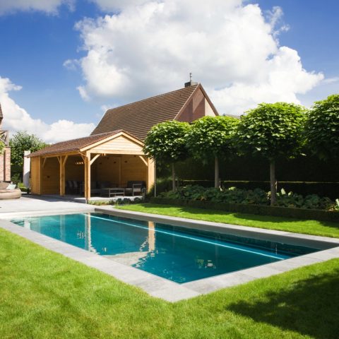 Stainless steel swimming pool Sint-Martens-Leerne