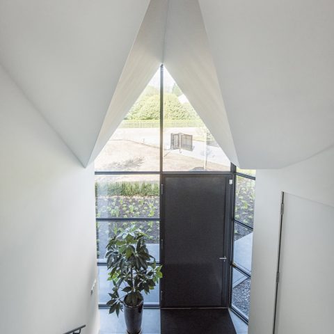 Villa with steel exterior doors