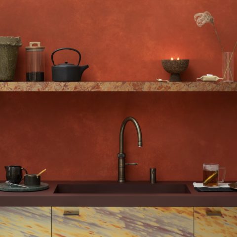 Classic Fusion Round Brass Patina