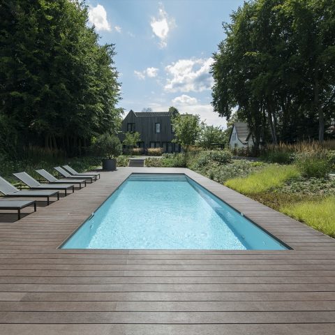 Enjoying the waterfront on Tablazz outdoor flooring