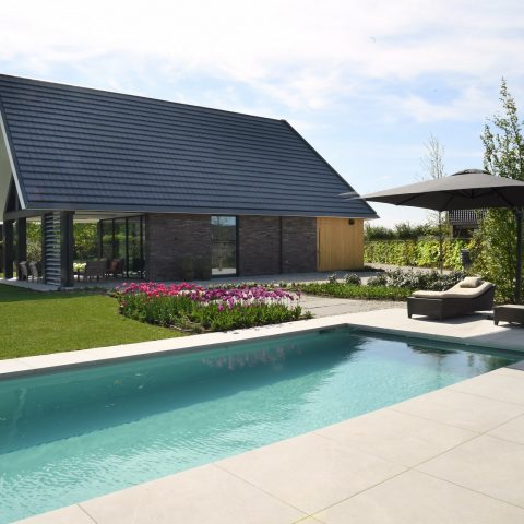 Modern swimming pool