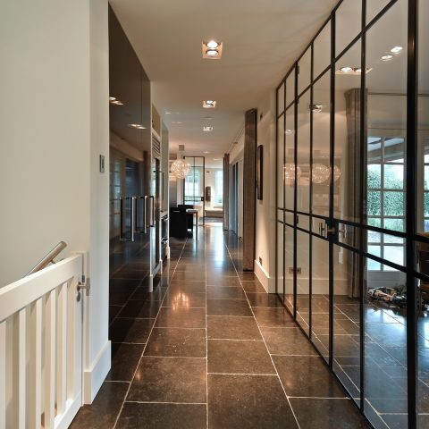 Project Enter, double hinged doors with sidelights