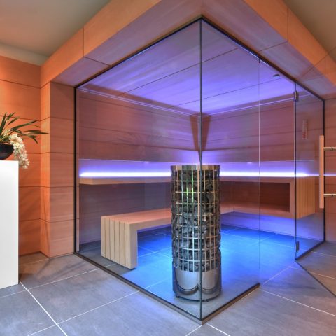 Modern sauna