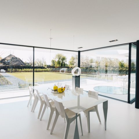 Akoestisch plafondsysteem in Villa K