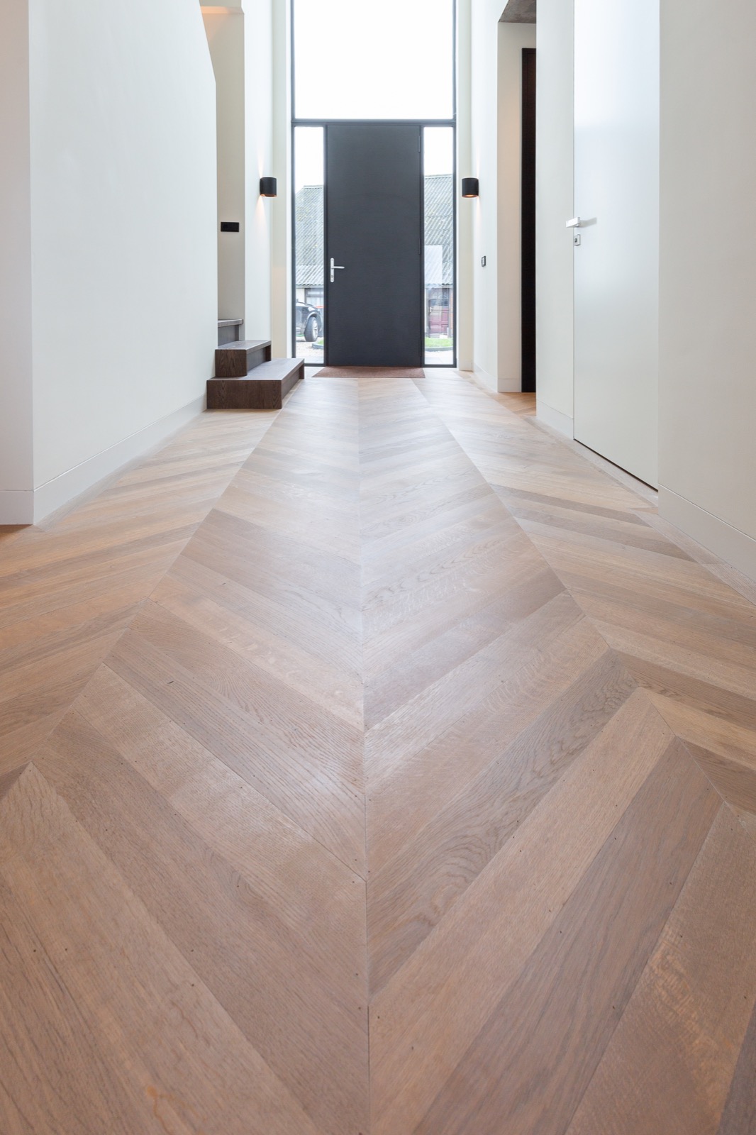 Modern wooden herringbone floor ,Floor,Flooring,Rug,Wood,Indoors,Interior Design,Room,Housing,Hardwood,Corridor, Luxury, Design, Exclusive, Modern, Custom Made, Special, Beautiful