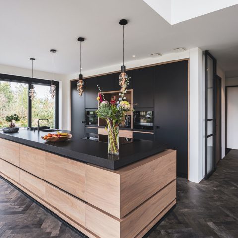 Landelijk moderne woning rietgedekt, Maassluis