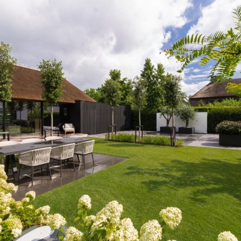 Villa with luxurious garden