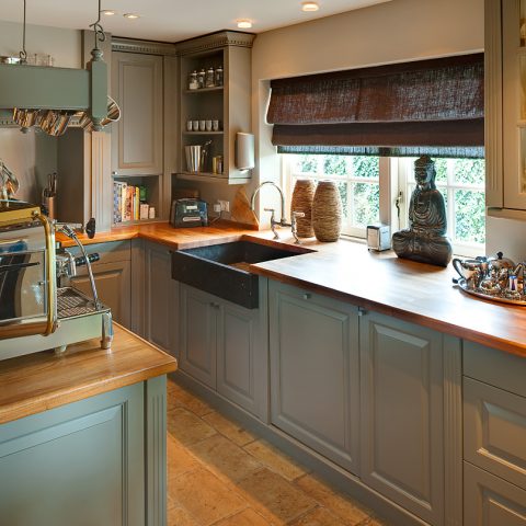 Sleek kitchen