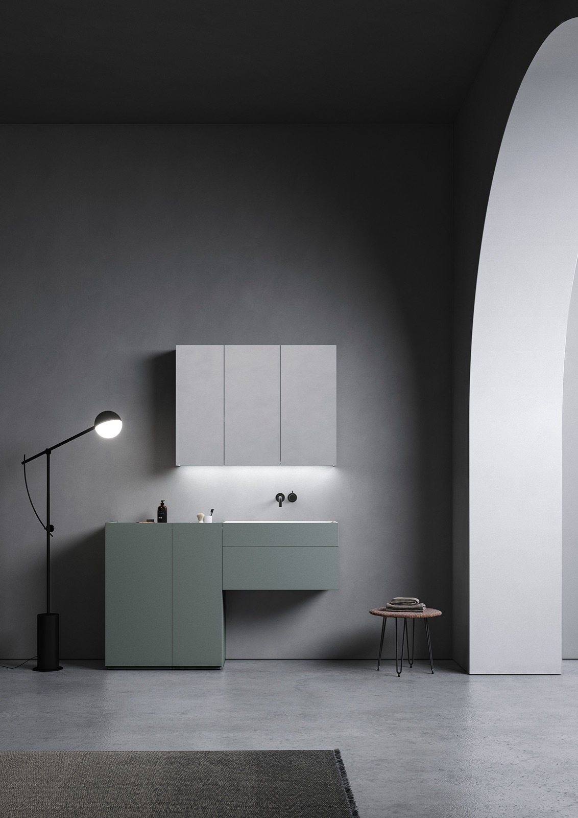 Luxury bathroom with designer furniture ,Corner,Furniture,Architecture,Building,Indoors,Lighting,Bathtub,Room,Interior Design,Arch, Luxury, Design, Exclusive, Modern, Custom Made, Special, Beautiful