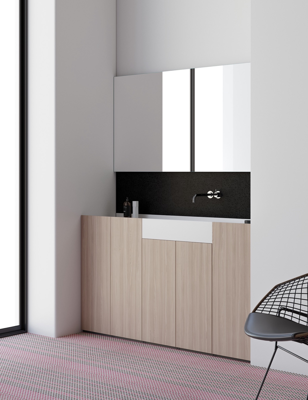 Luxury bathroom with designer furniture ,Furniture,Cabinet,Interior Design,Indoors,Corner,Cupboard,Closet,Sideboard,Table,Door, Luxury, Design, Exclusive, Modern, Custom Made, Special, Beautiful