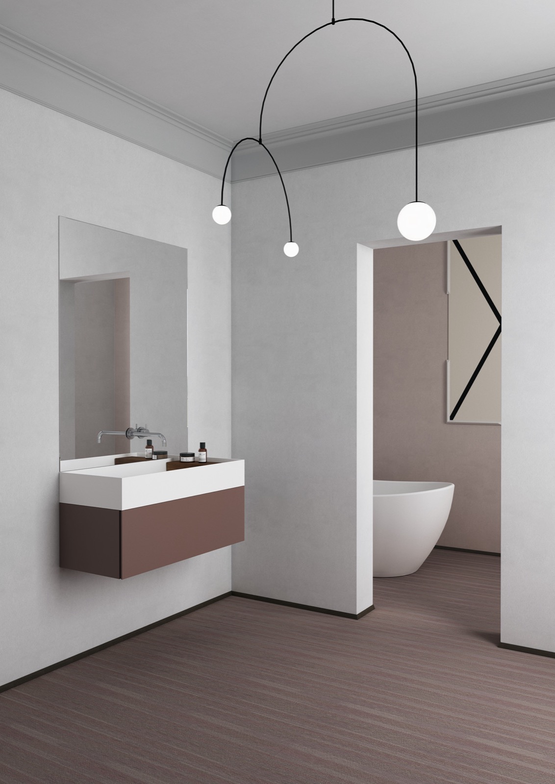 Luxury bathroom with designer furniture ,Corner,Interior Design,Indoors,Room,Bathroom,Tub,Shower,Bathtub,Sink,Light Fixture, Luxury, Design, Exclusive, Modern, Custom Made, Special, Beautiful