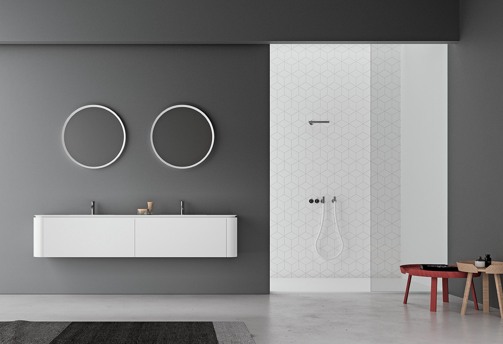 Luxury bathroom with designer furniture ,Corner,Interior Design,Indoors,Room,Bathroom,Furniture,Living Room,Sideboard,Lighting,Shower, Luxury, Design, Exclusive, Modern, Custom Made, Special, Beautiful