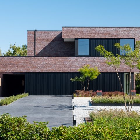 Modern villa with designer interior doors