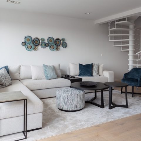 Interior renovated apartment in knokke