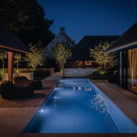 Luxurious and intimate wellness garden