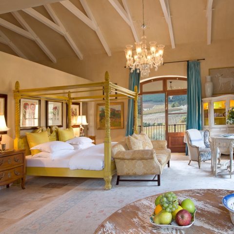 La residence in Franschhoek (Zuid-Afrika)