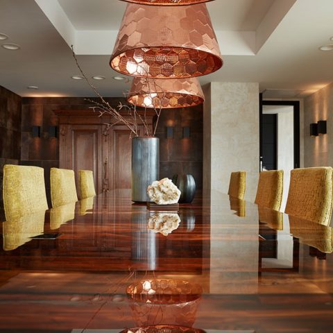 Riverside penthouse