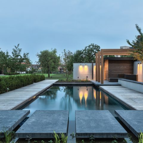 Contemporary farm garden