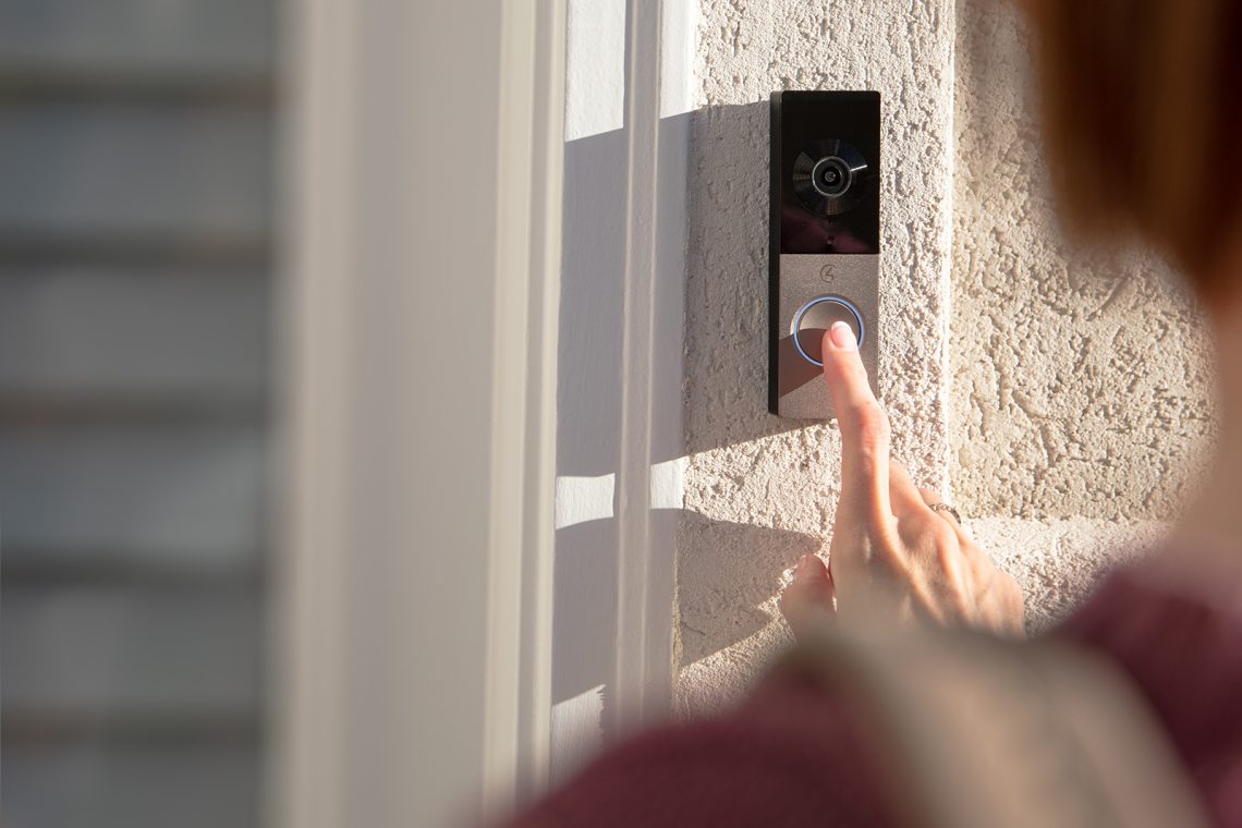 A smart front doorbell