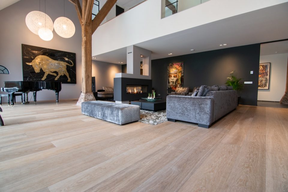 What treatments can you apply to oak floors?