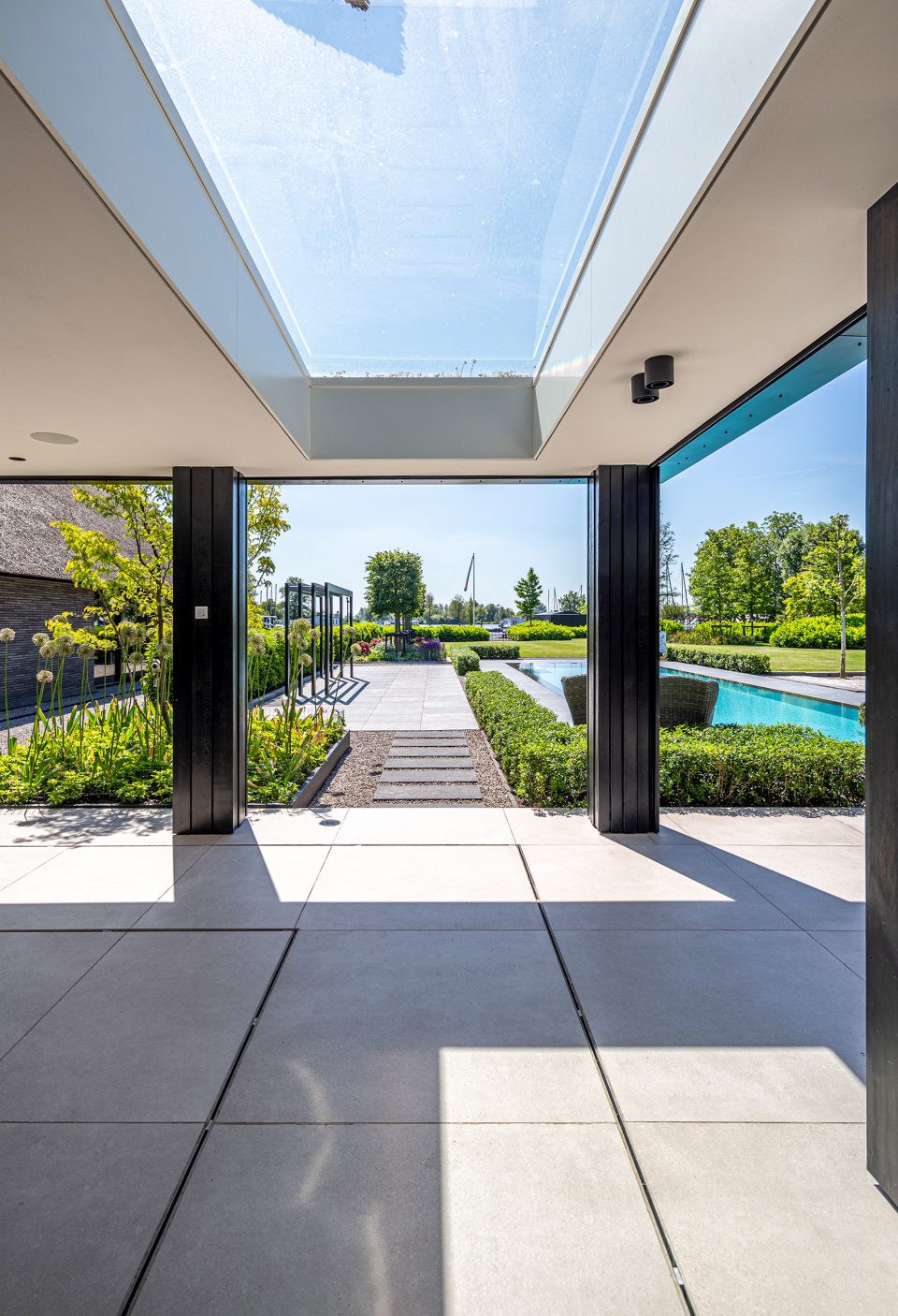 Modern waterfront villa