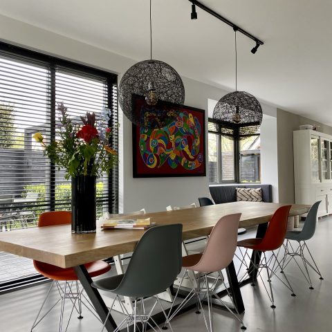 Newly built villa with design