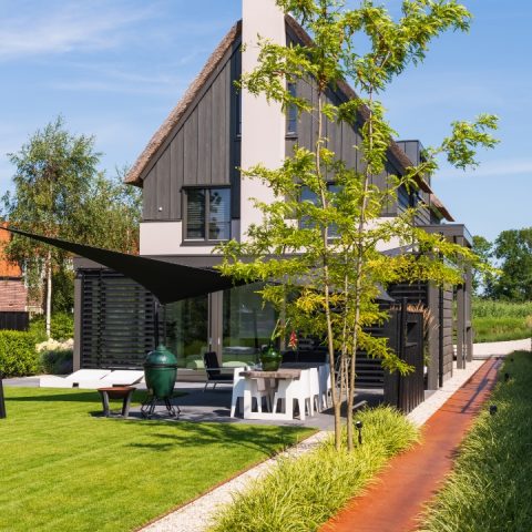 Luxe tuin te Alblasserdam