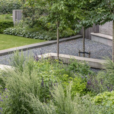 Hidden courtyard garden