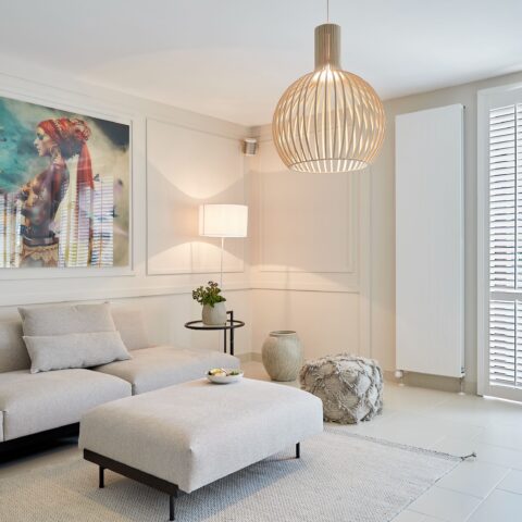 Primewood shutters combined with blinds (JASNO blinds)