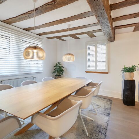 Primewood shutters combined with blinds (JASNO blinds)
